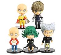 Trunkin One Punch Man Chibi Figuras (juego de 5) One Punch Man Merchandise para los amantes del anime (tamaño - 10 cm)