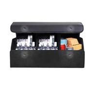 trunkOrganizer For SUV | PU Leather Carrying Case | Closure That Clicks Firmly Shut Yet Opens Easily, This trunkStorage Organizer Provides Quick Access To Your Tools Or Shopping Bags. The Sturdy Art