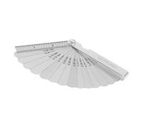 Truper Calibrador para Bujías de 15 Hojas, 14395, Spark Plug Gap Gauge, Gauge de Hendedura de Bujía, 2848845031, Acero Inoxidable