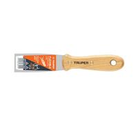 Truper Espátula Flexible de Acero con Mango de Madera - 2.5 mm