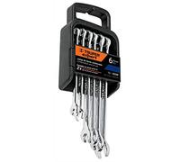 TRUPER JC-6M Juego de llaves combinadas extralargas, 6 unidades, pulido