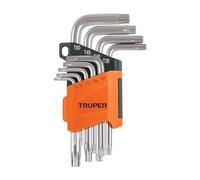 Truper Juego de 9 llaves Torx