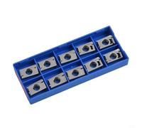 Trurovem 10pcs APKT1604PDFR-MA3 H01 Insertos de torneado de carburo para aluminio no ferroso corte de metal de alta dureza resistente al desgaste herramienta de fresado