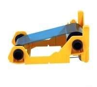 Trurovem 800011-140 Cinta de color para impresora ZXP Series 1, YMCKO a todo color con superposición, 100 imágenes por rollo, consumibles de impresora de insignia de identificación de sublimación de