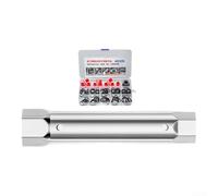 Trurovem Cabeza doble extendida, llave hexagonal hueca, para fontanería de cocina y baño (D)