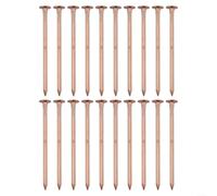 Trurovem Clavos de cobre puro para matar tocones de árbol de 65 mm y 75 mm, picos de eliminación de raíces de acción rápida para matar árboles no deseados, herramienta de jardín no molesta para