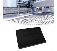 Trurovem Cubierta flexible de fuelle de acordeón para fresadora CNC, protector de polvo de riel guía de tela de tres pruebas, protector de órgano telescópico resistente al agua al aceite, negro, 100