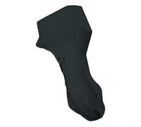 Trurovem Cubierta resistente para motor fueraborda Oxford 420D, impermeable, protector de motor de barco para 250-350 con revestimiento resistente a los rayos UV y dobladillo con cordón, color negro