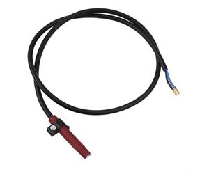 Trurovem Detector de llama fotocélula fotoresistente para sistema de control de quemador QRB1, componente de sensor de metales de plástico rojo y negro para automatización industrial, tamaño de 5 cm