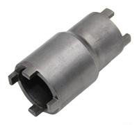 Trurovem Embrague de motocicleta, herramienta de extracción de tuercas de bomba de aceite, 20 mm, 24 mm, 28 mm con cuatro mordazas (A)