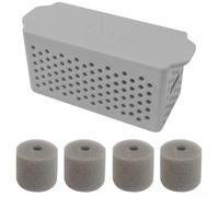 Trurovem Esponja de iones de plata de repuesto para aspiradora robot Narwal X Ultra J4, kit de filtro Ag+ con inserto de almohadilla de fregona, accesorio de limpieza fácil de instalar (1 ion de plata