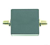 Trurovem Filtro de paso de banda Airband 118MHz-138MHz para comunicación de torre, para conector hembra, filtro de señal de aviación, carcasa de metal compacta de 28 mm para recepción, negro