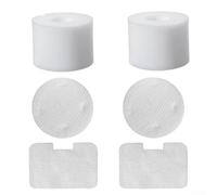 Trurovem Juego de filtros de repuesto XFF36 de espuma y fieltro para NV36 NV42 NV44 NV46 NV46C UV402 UV410, 2 filtros de dona, 2 fieltro premotor, 2 accesorios de escape de poste