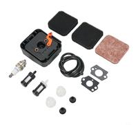 Trurovem Kit de montaje de carcasa de filtro de aire para FS80 FS85 HS80 BG75 desbrozadora sopladora cortasetos con juntas de línea de combustible, bombillas, piezas de mantenimiento, juego de 14