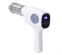 Trurovem Máquina de prensa eléctrica de mano, dispensador multifuncional de acero inoxidable ABS para pasta casera fresca, azul compacto, herramienta de cocina (blanco)