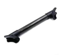 Trurovem Soporte de manillar de fibra de carbono para Brompton, soporte de barra transversal de bicicleta para teléfono y cronómetro, soporte ligero para faros delanteros, accesorio fácil de instalar