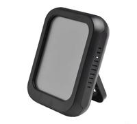 Trurovem Termómetro e higrómetro digital para interiores con pantalla LCD grande, iconos de pronóstico del tiempo, registro mín./máximo de 24 horas, interruptor °C/° F para casa, oficina, invernadero