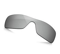 TRUSHELL Lentes polarizadas de repuesto para gafas de sol Oakley Turbine Rotor OO9307 Silver Mirror - Polarizadas