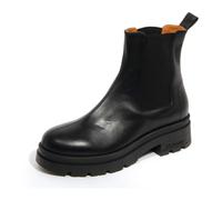 Trussardi - Botas de Cuero Beatles Made in Italy - Shoes - Mujer - Negro - 37 EU -