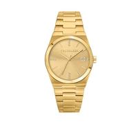 Trussardi Reloj de Mujer, Hora, Fecha, Analógico, 34 mm, Colección T-Milano, Dorado - R2453175502