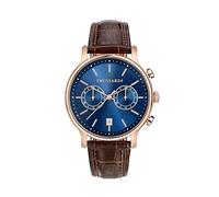 Trussardi Reloj Hombre, Analógico, Hora, Fecha, 42 mm, Colección T-INEDITO, Correa de Piel - R2451174001