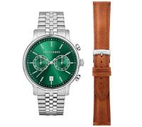 Trussardi Reloj Hombre, Analógico, Hora, Fecha, 42 mm, Colección T-INEDITO, Special Pack - R2453174001