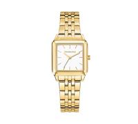 Trussardi Reloj Mujer, Solo Hora, Analógico, 25 mm, Colección T-Forma, Dorado, Cuadrado - R2453173501