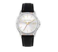 Trussardi - Reloj para Hombre de Acero, Hora, Fecha, analógico, 42 mm, colección T-Hawk, Correa de Piel - R2451153003
