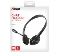 Trust 21665 auricular y casco Auriculares Alámbrico Dentro de oído Llamadas/Música Negro