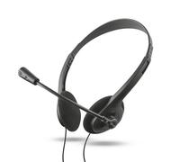 Trust 21665 headphones/headset Wired In-ear Calls/Music Black
