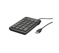 Trust 22221 teclado numérico Portátil/PC USB Negro