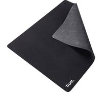 Trust Alfombrilla de Ratón, Mouse Pad M 25 x 21 cm, Negro | Textura de Superficie Optimizada, Tamaño Medio, Base de Goma Antideslizante