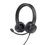 Auriculares Trust HS-201 USB/ con Micrófono/ USB/ Negros