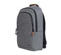 Trust Avana Mochila Portatil 16 Pulgadas, Mochila Viaje 20 Litros de Plástico Reciclado, Backpack Mochila Hombre Mujer Ordenador Negocio Trabajo Escolares Instituto Universidad - Gris