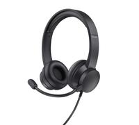 Trust Ayda Negros Auriculares USB con micrófono