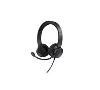 Auriculares Trust Ayda/ con Micrófono/ USB/ Negros