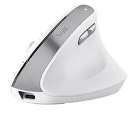 Ratón Ergonómico Inalámbrico Trust Bayo II/ Batería recargable/ Hasta 2400 DPI/ Blanco