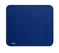 Trust Boye Alfombrilla de Ratón 250 x 210 x 3 mm, Azul | Diseño Sostenible, Materiales Reciclados, Borde Cosido, Lavable en la Lavadora, Alfombrilla de Oficina