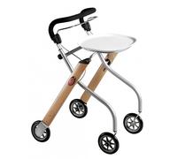 Trust Care Let's Go Rollator - Holz/silber