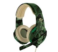 Trust Cascos Gaming GXT 310C Radius Auriculares Gamer con Micrófono y Diadema Ajustables, Cable de 1 m, para PS4, PS5, PC, Nintendo Switch, Xbox One, Xbox Series X - Camuflaje Jungla