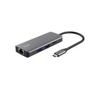 Trust Dalyx USB Tipo C 1000 Mbit/s Plata