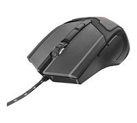 Trust Gaming GXT 101 GAV Ratón Gaming, 600-4800 PPP, Ratón con Cable, 6 Botones, Ratón con Iluminación, Cable de 1,8 m, para Portátil, PC, Windows, Chrome OS - Negro