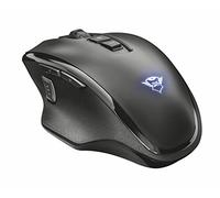 Trust Gaming GXT 140 Manx - Ratón Gaming inalámbrico Iluminado con batería Recargable, Negro