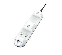 Trust Gaming GXT 251 Base de Carga Duo, Estación de Carga Mando PS5/DualSense, Cargador Mando PS5, Soporte Mando Playstation 5, Blanco