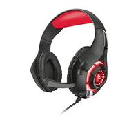 Trust Gaming GXT 313 Nero - Auriculares Gaming con micrófono con iluminación, Color Negro, 40 mm Drivers