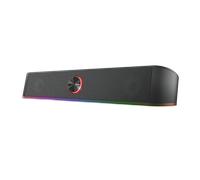 TRUST Gaming GXT 619 Thorne Barra de sonido iluminada RGB, Barra de sonido estéreo con iluminación RGB y diseño compacto