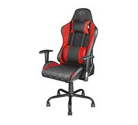 Trust Gaming GXT 707R Resto Silla Gaming, Silla Giratoria Completa de 360° con Cojines Extraíbles, Silla Ajustable en Altura para Juegos, PC, Silla con Bloqueo - Rojo