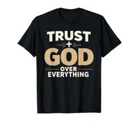 Trust God Over Everything Christian Faith Religious Camiseta