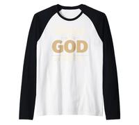 Trust God Over Everything Christian Faith Religious Camiseta Manga Raglan