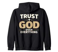 Trust God Over Everything Christian Faith Religious Sudadera con Capucha
